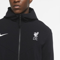 Nike Liverpool Tech Fleece Trainingspak 2020-2021 Zwart Wit