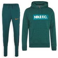 Nike F.C. Essential Fleece Trainingspak Groen