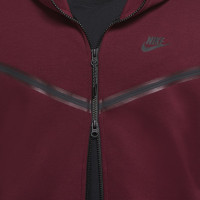 Nike Tech Fleece Vest Donkerrood Zwart