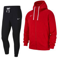 Nike Club 19 Fleece Full-Zip Trainingspak Rood Zwart