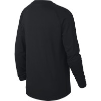Nike Pro Ondershirt Lange Mouwen Kids Zwart Wit