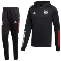 adidas Bayern Munchen Track Trainingspak 2020-2021 Zwart Rood