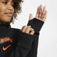 Nike AS Roma GFA Fleece Hoodie CL 2020-2021 Kids Zwart