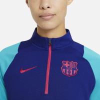 Nike FC Barcelona Academy Pro Drill Trainingspak 2021 Vrouwen Blauw Rood