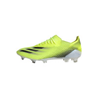 adidas X Ghosted.1 Gras Voetbalschoenen (FG) Geel Zwart Blauw