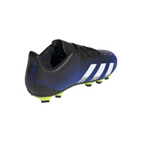 adidas Predator Freak.4 Gras / Kunstgras Voetbalschoenen (FxG) Kids Blauw Wit Zwart