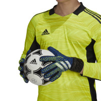 adidas Predator League Keepershandschoenen Zwart Blauw Geel