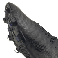 adidas X GHOSTED.1 Gras Voetbalschoenen (FG) Zwart Blauw Grijs
