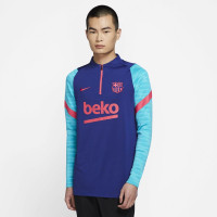 Nike FC Barcelona Strike Trainingstrui 2021 Blauw Rood