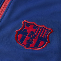 Nike FC Barcelona Strike Trainingstrui 2021 Blauw Rood