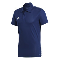 adidas Core 18 Polo Donkerblauw Wit