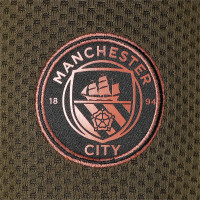 PUMA Manchester City Evostripe Full Zip Hoodie 2021 Zwart Groen