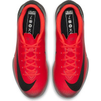Nike Mercurial VAPOR 12 ACADEMY GS CR7 Indoor Kids Bright Crimson Black Chrome