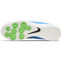 Nike Phantom GT React Pro Zaalvoetbalschoenen (IC) Blauw Zilver Groen