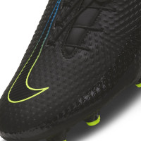 Nike Phantom GT Academy Flyease Gras / Kunstgras Voetbalschoenen (MG) Zwart Geel Blauw