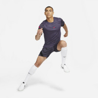 Nike Dri-FIT Strike Trainingsshirt Paars Zwart Felrood