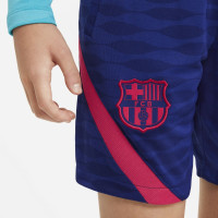 Nike FC Barcelona Strike Trainingsbroekje 2021 Kids Blauw Rood