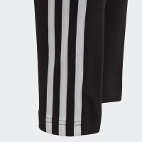 adidas 3-Stripes Cotton Legging Kids Zwart Wit