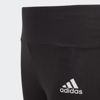adidas 3-Stripes Cotton Legging Kids Zwart Wit