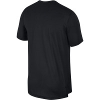 Nike Dri-FIT Miler Hardloopshirt Zwart Reflecterend