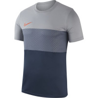 Nike Dry Academy Trainingsshirt Grijs Blauw