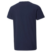 PUMA Essential Logo T-Shirt Kids Donkerblauw