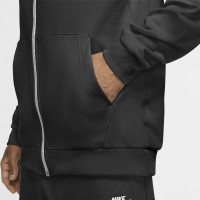 Nike Sportswear Full Zip Fleece Hoodie Zwart