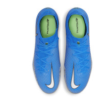 Nike Phantom GT Pro DF Gras Voetbalschoenen (FG) Blauw Zilver Groen