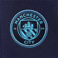 PUMA Manchester City Evostripe Trainingsbroek 2021 Donkerblauw Lichtblauw