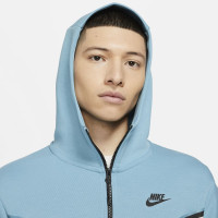 Nike Tech Fleece Vest Lichtblauw Wit Grijs