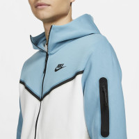 Nike Tech Fleece Trainingspak Lichtblauw Wit Grijs