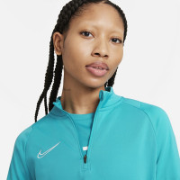 Nike Academy 21 Drill Trainingspak Dames Turquoise Lichtgrijs