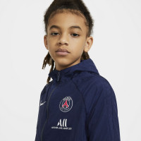 Nike Paris Saint Germain Trainingspak Woven 2020-2021 Kids Donkerblauw