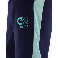 Cruyff Joaquim Hoodie Trainingspak Donkerblauw Turquoise Goud