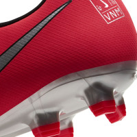Nike Phantom VENOM Academy Gras Voetbalschoenen (FG) Roze Zwart