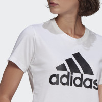 adidas LOUNGEWEAR Essentials Logo T-shirt Wit Zwart