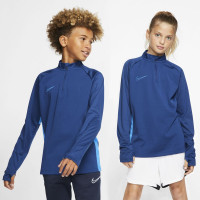 Nike Dry Academy Trainingstrui Kids Donkerblauw Lichtblauw