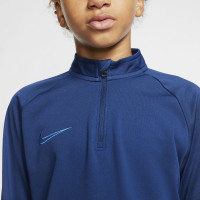 Nike Dry Academy Trainingstrui Kids Donkerblauw Lichtblauw