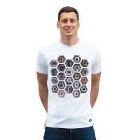 Copa Hexagon Stadium T-Shirt Wit
