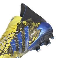 adidas Predator Freak.1 Gras Voetbalschoenen (FG) Geel Blauw Zwart