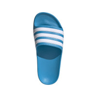 adidas Adilette Aqua Slippers Kids Azuurblauw Wit