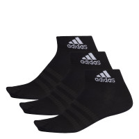 adidas Enkelsokken 3-Pack Zwart Wit