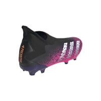 adidas Predator Freak.3 LL Gras Voetbalschoenen (FG) Zwart Wit Roze
