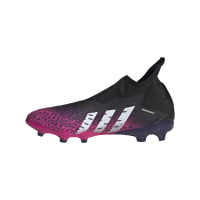 adidas Predator Freak.3 LL Gras Voetbalschoenen (FG) Zwart Wit Roze