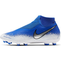 Nike PHANTOM VSN ACADEMY DF FG Voetbalschoenen Blauw Zilver Wit