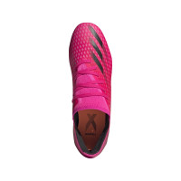 adidas X Ghosted.3 Gras Voetbalschoenen (FG) Roze Zwart Oranje