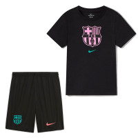 Nike FC Barcelona Zomer-/ Trainingsset Kids Zwart Roze Blauw