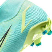 Nike Mercurial Superfly 8 Academy Gras / Kunstgras Voetbalschoenen (MG) Turquoise Lime