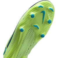Nike Phantom GT Academy Gras / Kunstgras Voetbalschoenen (MG) Lime Turquoise