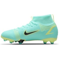 Nike Mercurial Superfly 8 Academy Gras / Kunstgras Voetbalschoenen (MG) Kids Turquoise Lime